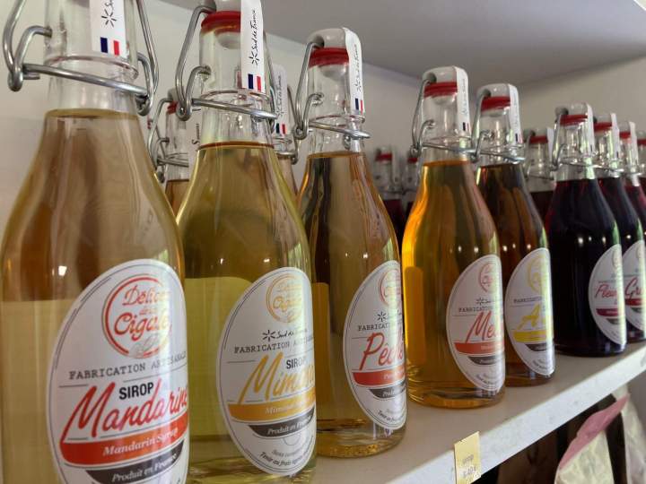 Sélection de sirops Saclas