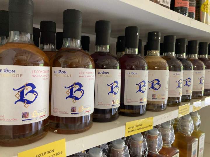 Vente de vinaigres artisanaux Saclas