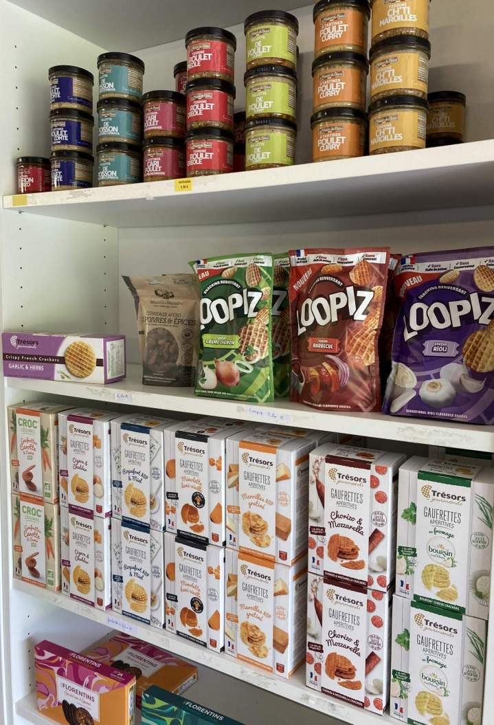 Produits d'épicerie fine Saclas