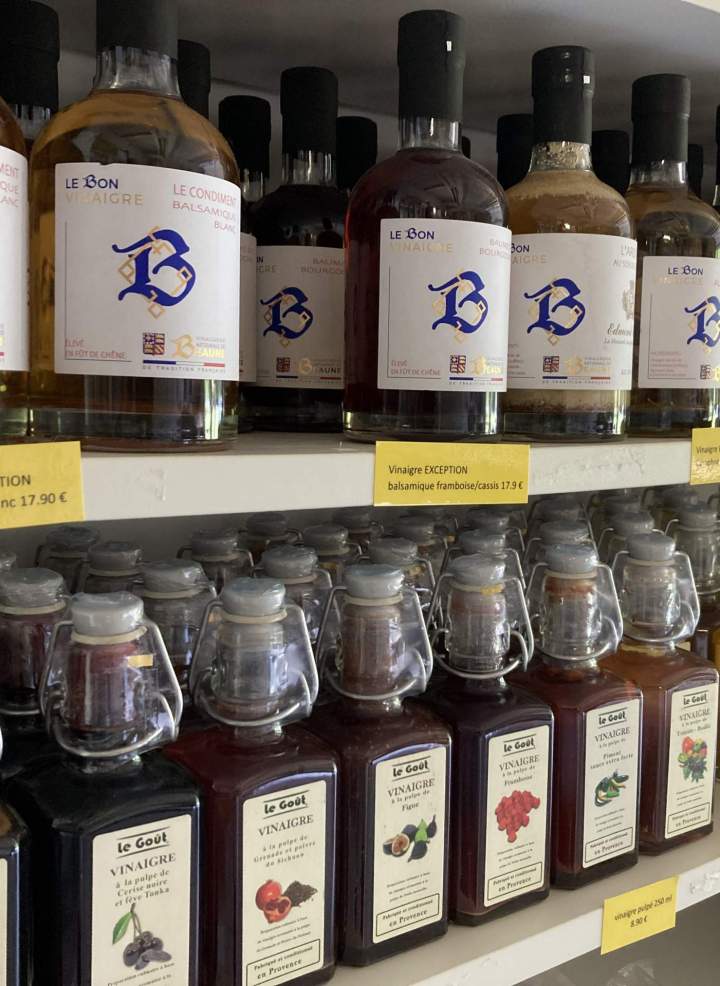 Vinaigre artisanal de qualité Saclas